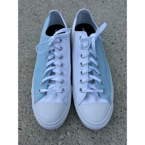 NEW!! Converse shoes, Light Blue & White, Mens 13, UNC Chapel Hill/ Carolina!